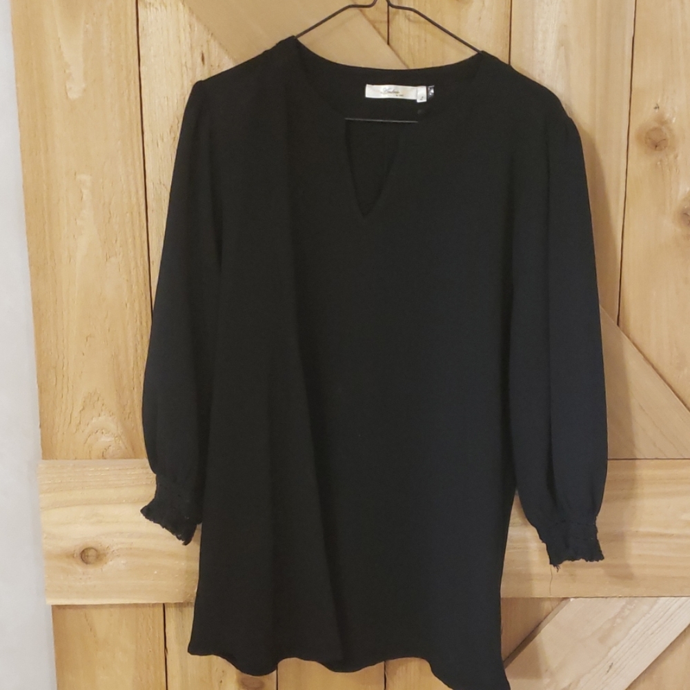 Brand new black dressy top!